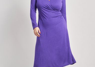 Φόρεμα κρουαζέ πλεκτό -  - 