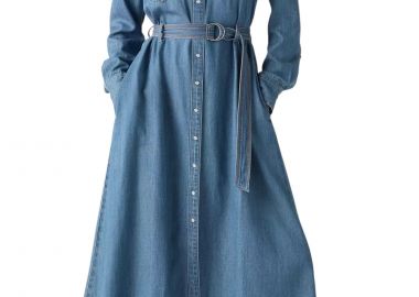 Φόρεμα Levi's Quincey Ls Maxi Dress Med Indigo - Flat Fin 004H30000-00 Γυναικείο - Levi's - 