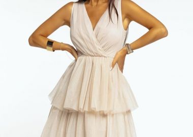 Φόρεμα Losandra Μπεζ - Amelie's - 