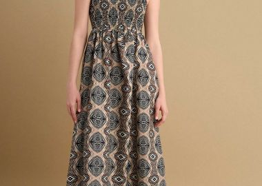 Φόρεμα μακρύ εμπριμέ - 5206634957320 -  - 