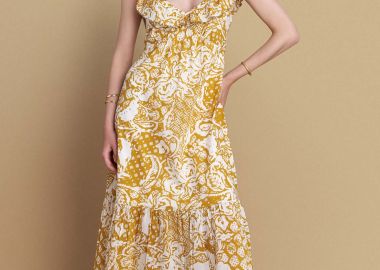 Φόρεμα μακρύ εμπριμέ - 5206634958808 -  - 