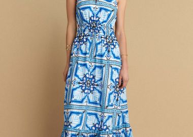 Φόρεμα μακρύ εμπριμέ - 5206634960153 -  - 