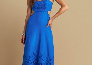 Φόρεμα μακρύ με cut-out - 5206634958860 -  - 