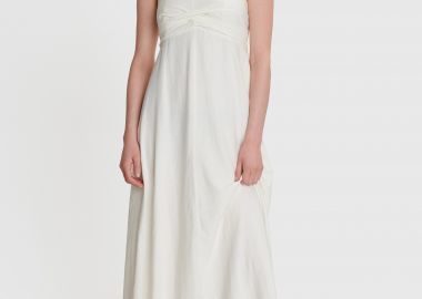 Φόρεμα μακρύ με σχέδιο στο μπούστο - 5206634931689 -  - 