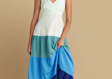 Φόρεμα μακρύ ριγέ - 5206634958983 -  - 