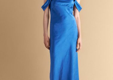 Φόρεμα μακρύ σατέν όψη - 5206634899767 -  - 