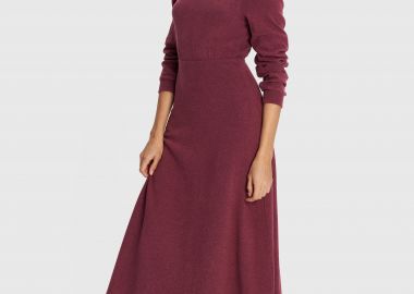 Φόρεμα μακρυμάνικο μίντι - 5206179037266 -  - 