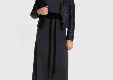 Φόρεμα μακρυμάνικο μίντι - 5206634980625 -  - 