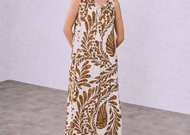 Φόρεμα μάξι από βισκόζη SQ9844.8535+2 - Celestino - 