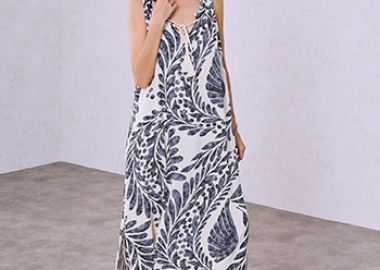 Φόρεμα μάξι από βισκόζη SQ9844.8535+3 - Celestino - 