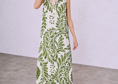 Φόρεμα μάξι από βισκόζη SQ9844.8535+4 - Celestino - 