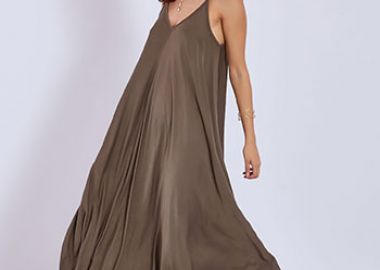 Φόρεμα μάξι απο βισκόζη WT7587.8982+2 - Celestino - 