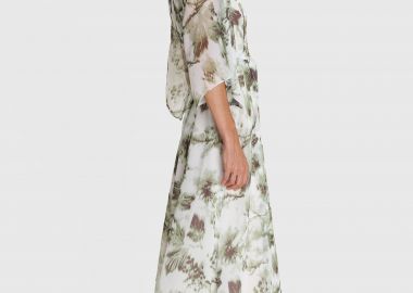 Φόρεμα μάξι φλοράλ see-through - 5206179060202 -  - 