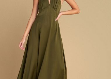 Φόρεμα μάξι με ανοιχτή πλάτη - 5206179051293 -  - 