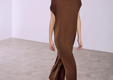 Φόρεμα μάξι με άνοιγμα στο πλάι SQ0028.8901+2 - Celestino - 