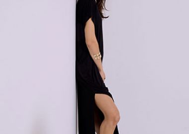 Φόρεμα μάξι με άνοιγμα στο πλάι SQ0028.8901+4 - Celestino - 