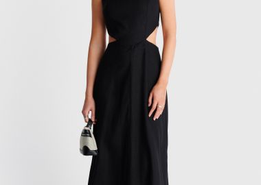 Φόρεμα μάξι με cut out - 5206179127974 -  - 