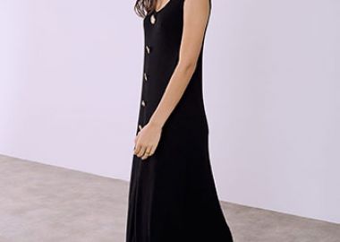 Φόρεμα μάξι με διακοσμητικά στοιχεία SQ9844.8605+1 - Celestino - 