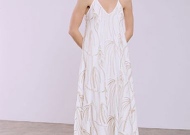 Φόρεμα μάξι με κεντήματα SQ7633.8562+1 - Celestino - 