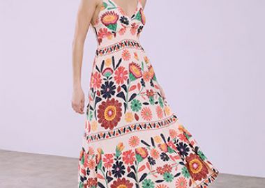 Φόρεμα μάξι με λουλούδια SQ9844.8537+4 - Celestino - 