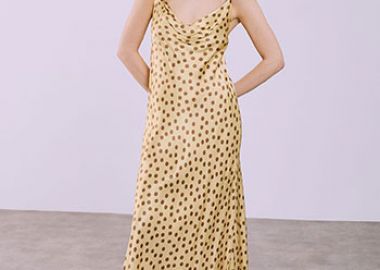 Φόρεμα μάξι με πουά SQ7629.8305+3 - Celestino - 