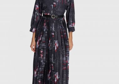 Φόρεμα μάξι με σχέδιο - 5206179020282 -  - 