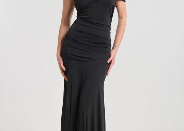 Φόρεμα Maxi Off Shoulder Με Σκίσιμο -  - 