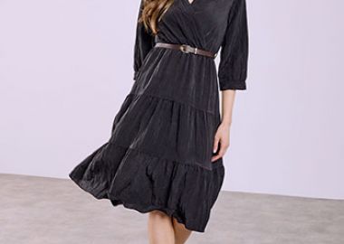 Φόρεμα με ανάγλυφη υφή SQ7569.8447+1 - Celestino - 