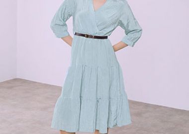 Φόρεμα με ανάγλυφη υφή SQ7569.8447+2 - Celestino - 