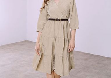 Φόρεμα με ανάγλυφη υφή SQ7569.8447+3 - Celestino - 