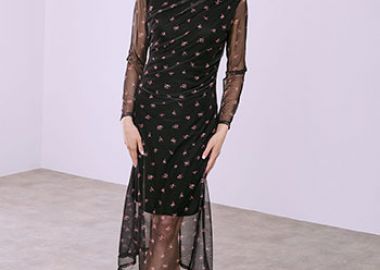 Φόρεμα με διαφάνειες SQ7569.8249+2 - Celestino - 