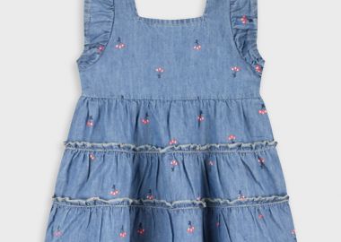 Φόρεμα με κέντημα - ΕΜΠΡΙΜΕ 14-226412-7 - energiers - 