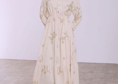 Φόρεμα με μεταλλιζέ κεντήματα SQ7948.8279+4 - Celestino - 