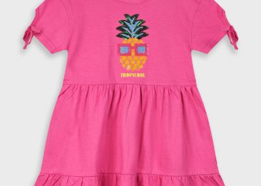 Φόρεμα με παγιέτες για κορίτσι - ΦΡΑΟΥΛΑ 15-225349-7 - energiers - 