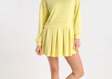 Φόρεμα Με Πλισέ Λεπτομέρεια Και Καρφίτσα -  - 