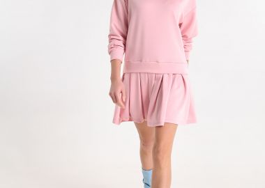 Φόρεμα Με Πλισέ Λεπτομέρεια Και Καρφίτσα -  - 