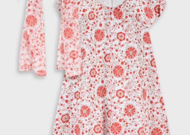 Φόρεμα με σάλι - ΕΜΠΡΙΜΕ 16-226201-7 - energiers - 