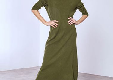 Φόρεμα με strass στον γιακά SQ7642.8618+5 - Celestino - 