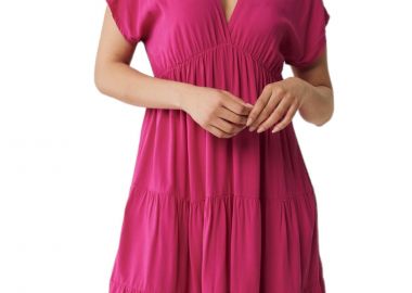 Φόρεμα Mexx Flared DF0646033W-Hot Pink Γυναικείο - Mexx - 