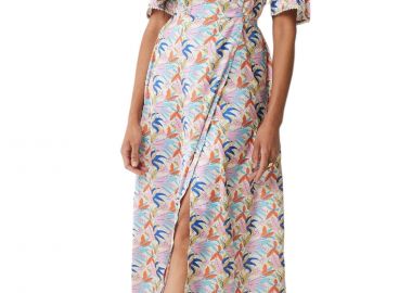 Φόρεμα Mexx Maxi dress with ruffle details MF006305041W-Multicolor Γυναικείο - Mexx - 