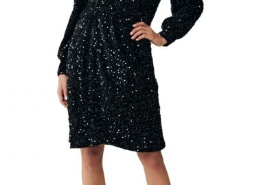 Φόρεμα Mexx Sequins Fake Wrap Dress XC0637036W-193911 Γυναικείο - Mexx - 