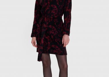 Φόρεμα μίνι εμπριμέ - 5206179048859 -  - 