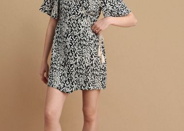 Φόρεμα μίνι εμπριμέ - 5206634944214 -  - 