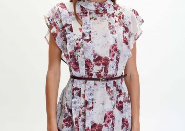 Φόρεμα μίνι φλοράλ - 5206634836700 -  - 