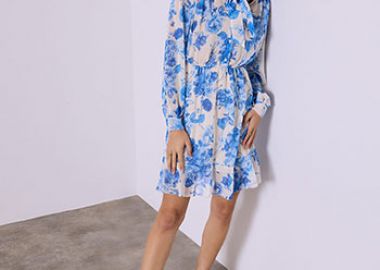 Φόρεμα μίνι floral SQ9552.8081+2 - Celestino - 