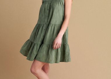 Φόρεμα μίνι με γιακά - 5206634959836 -  - 