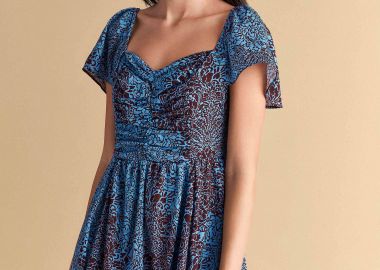 Φόρεμα μίνι με σχέδια - 5206634892645 -  - 