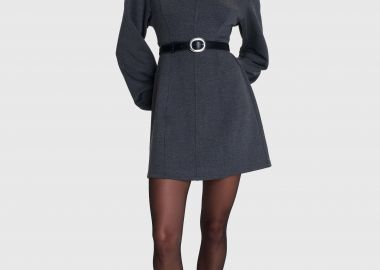 Φόρεμα μίνι μονόχρωμο - 5206634976086 -  - 