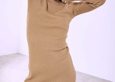 Φόρεμα μίνι ριπ μονόχρωμο SQ9844.8012+2 - Celestino - 