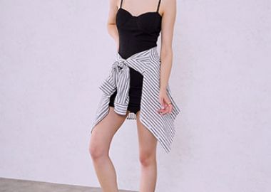 Φόρεμα μίνι ριπ SN9423.8718+1 - Celestino - 